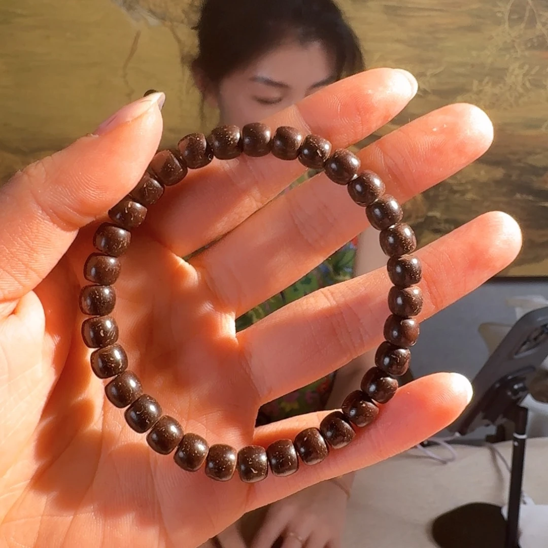 一***肝椰蒂手串D2234椰蒂老型手串7mm左右