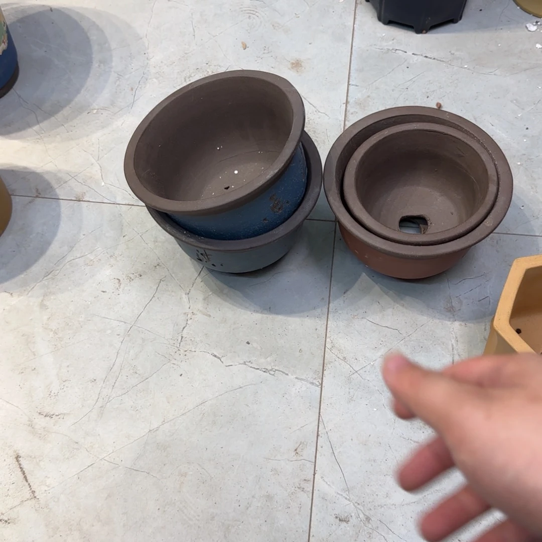紫砂花盆瑕疵和瑕疵