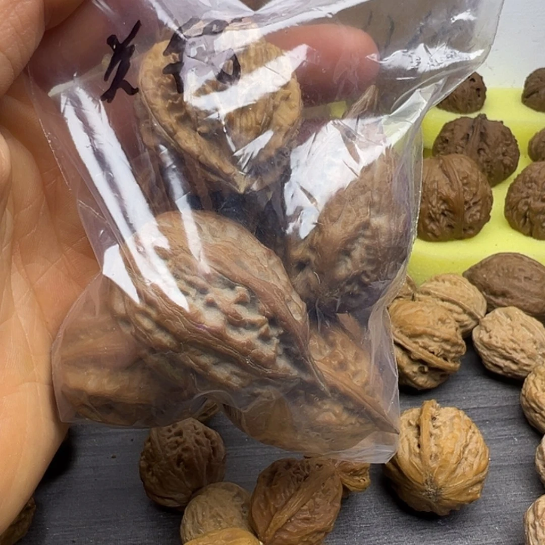 关****猴头核桃吊坠3对核桃