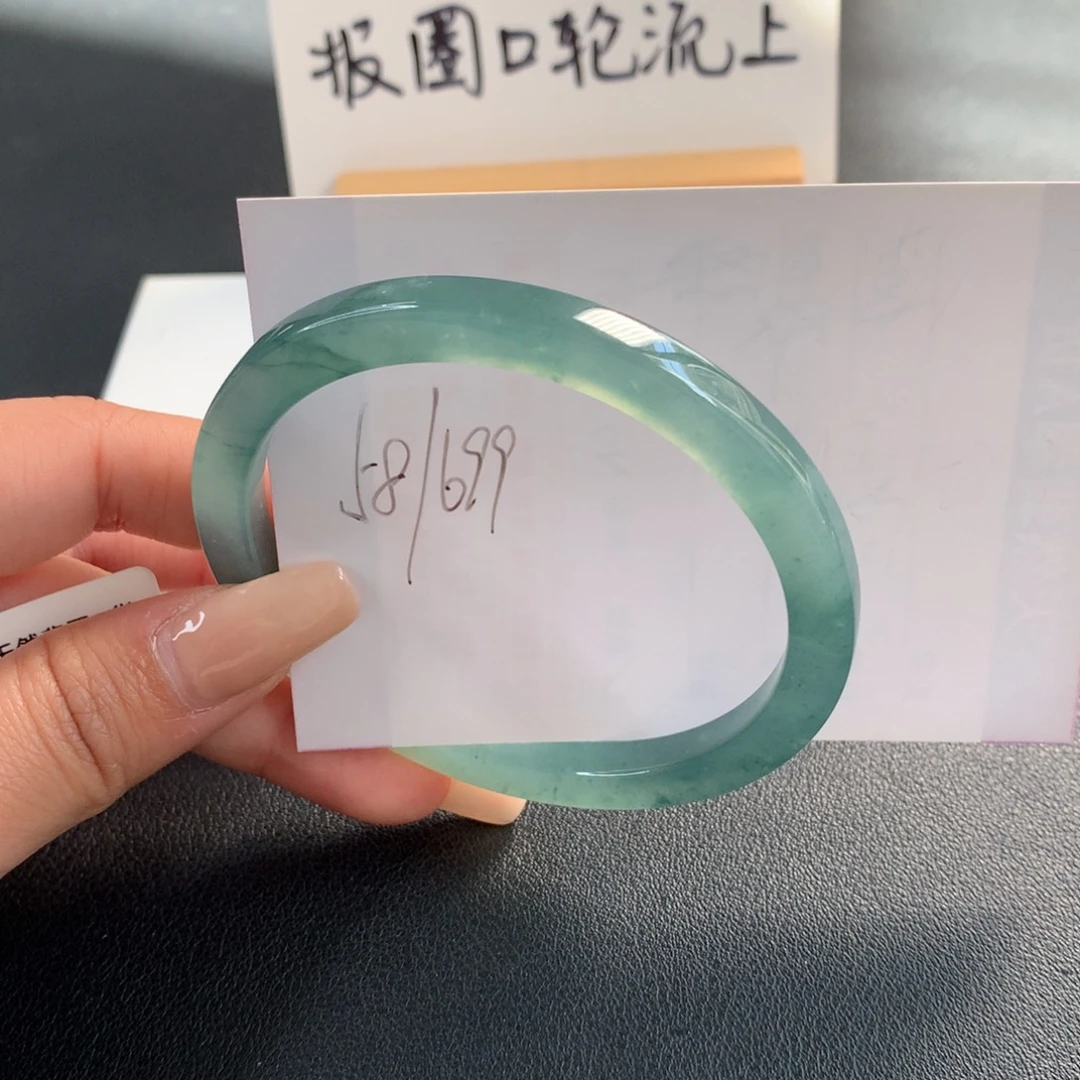 翡翠未镶嵌手镯天然翡翠