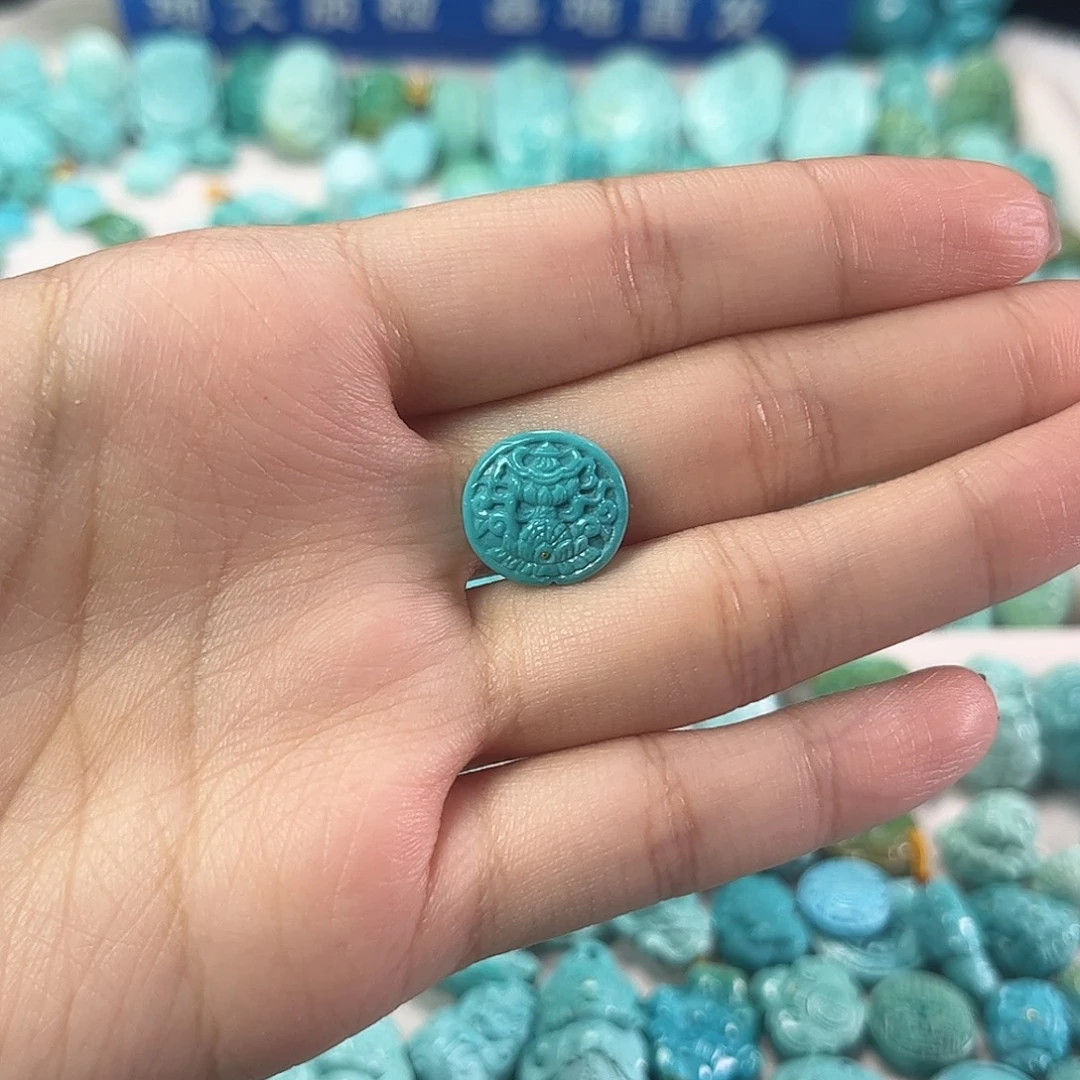 绿松石未镶嵌吊坠(不含链)