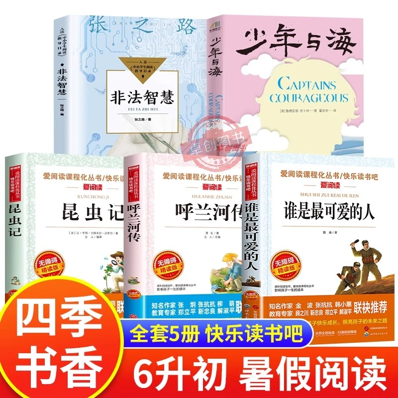 2025暑假四季书香六升初 谁是最可爱的人少年与海非法智慧张之路