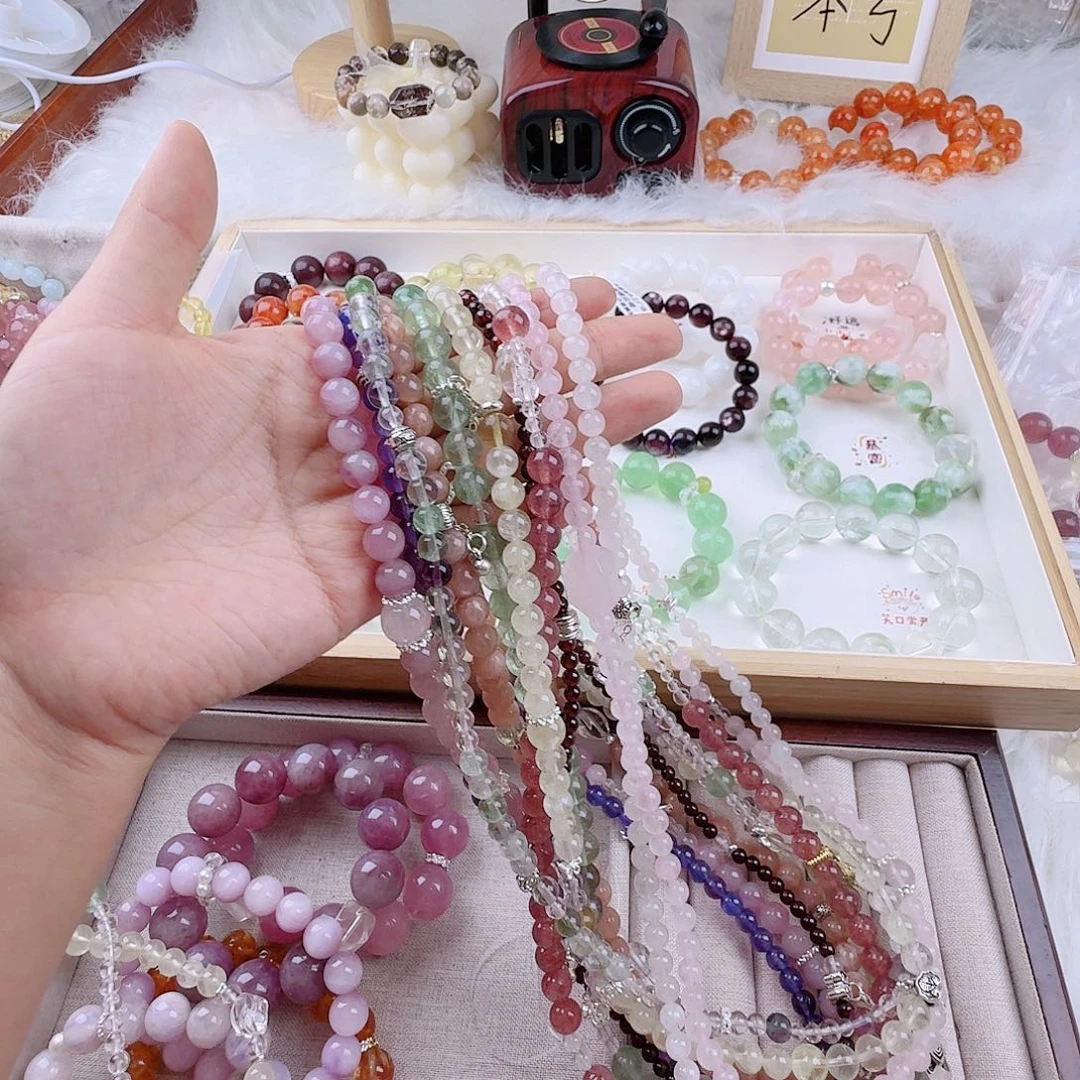 鼎***说烟晶手链银S925镶嵌