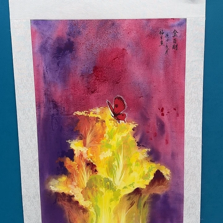 国画我是一只小小鸟地域文化特色社会主义