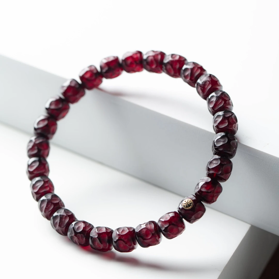 【漠北造物】 休止符 手工无相青鱼石手串天然单圈时尚好物