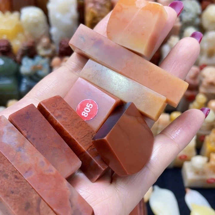 昌化石印石段*y手工篆刻