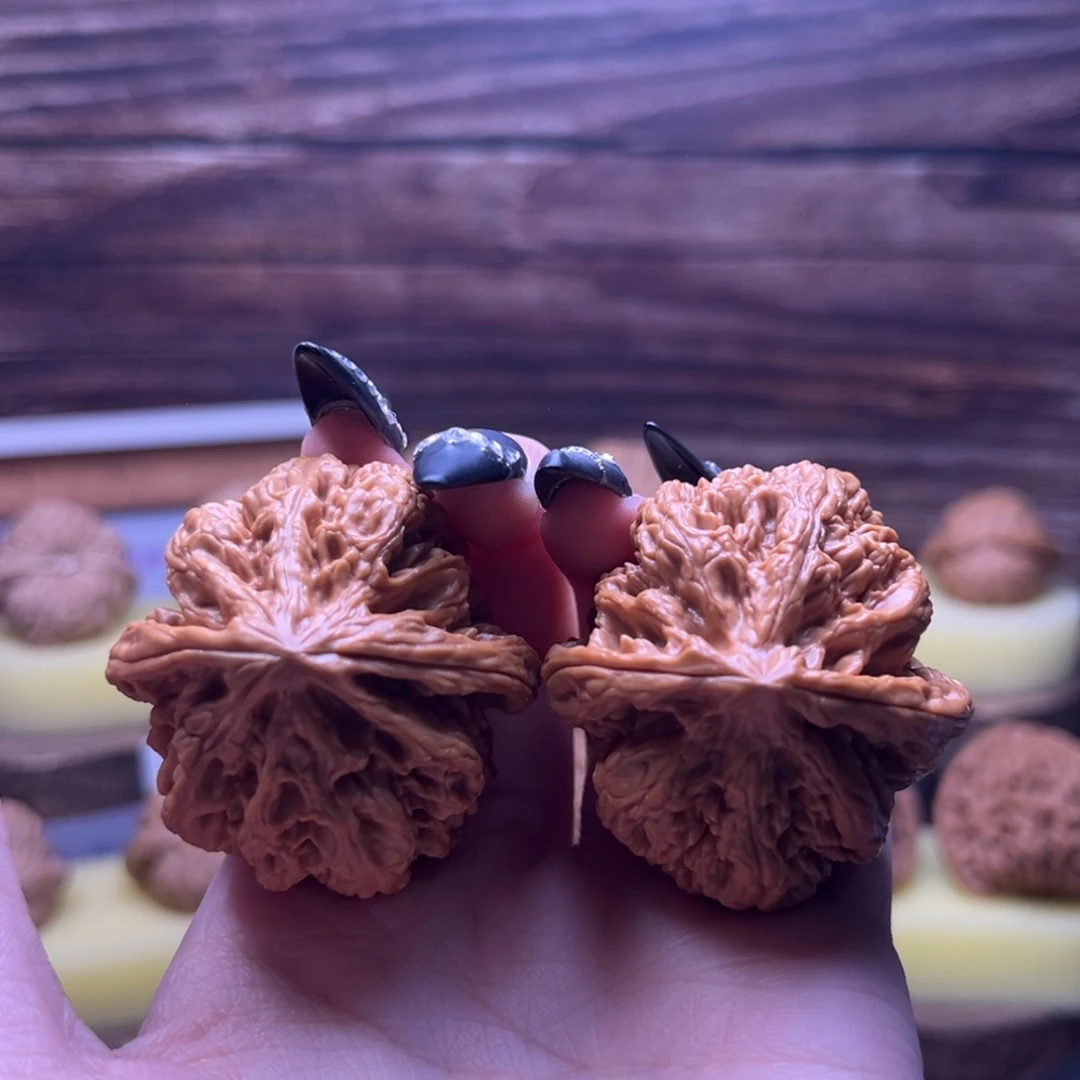 一***风文玩核桃吊坠大粗筋闪59