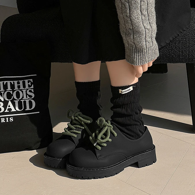 巴黎米奇小众设计高级感德比鞋厚底增高英伦复古休闲商务正装男鞋