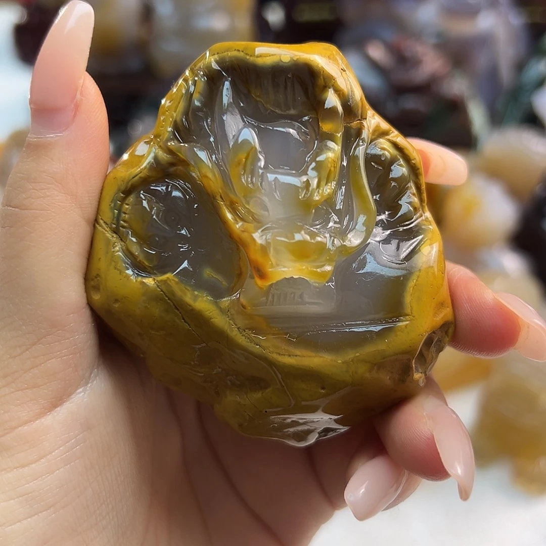 玛瑙/玉髓合金颈饰