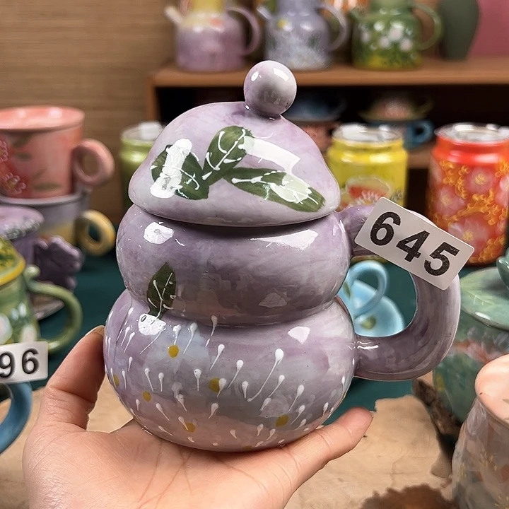 杯l****n景德镇陶瓷手绘作品645大瑕