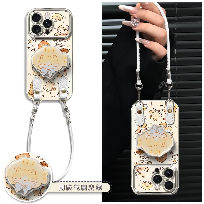 适用于苹果16华为OPPO小米VIVO高级感简约6D大视窗DP手机壳AE0183