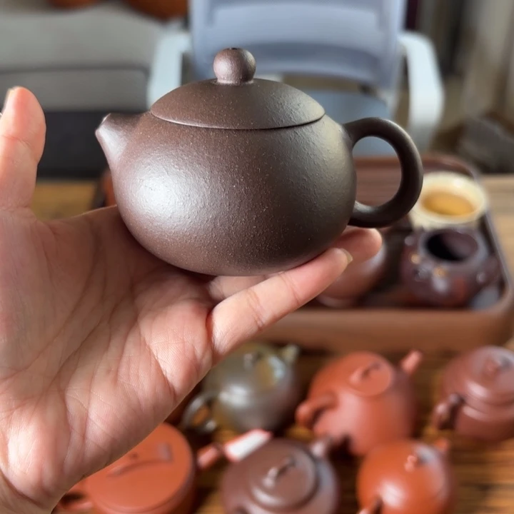 紫砂紫泥西施150c