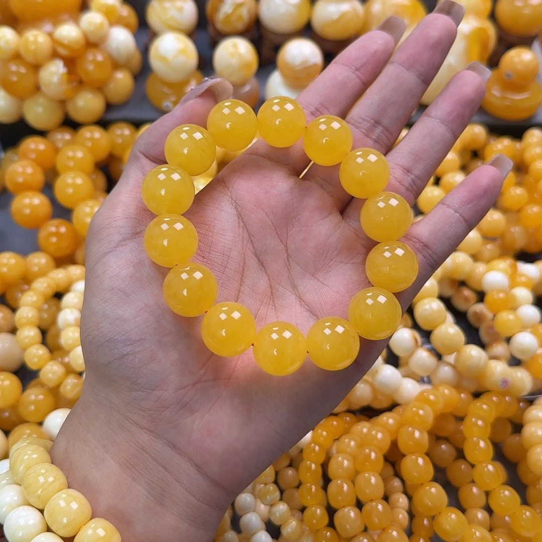 蜜蜡未镶嵌珠宝奇石同料17mm