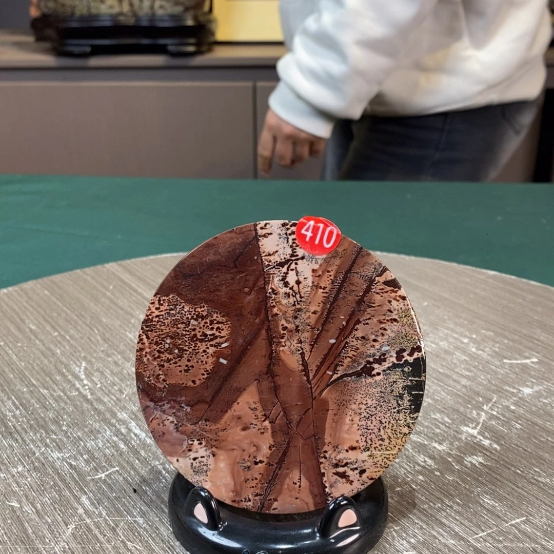 石材广西国画石草花石