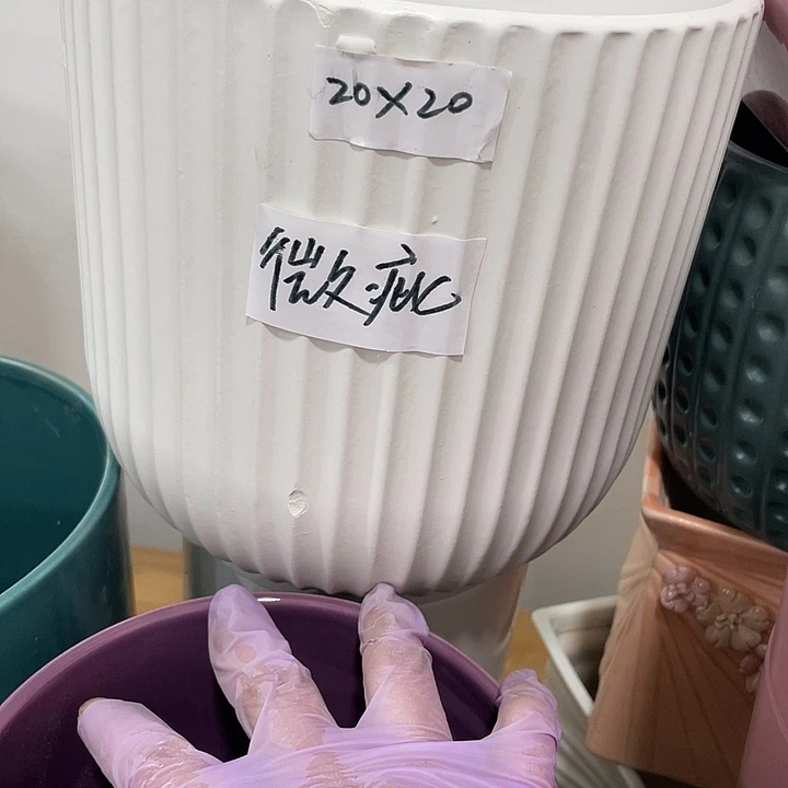 红陶陶瓷花盆凑12米包邮