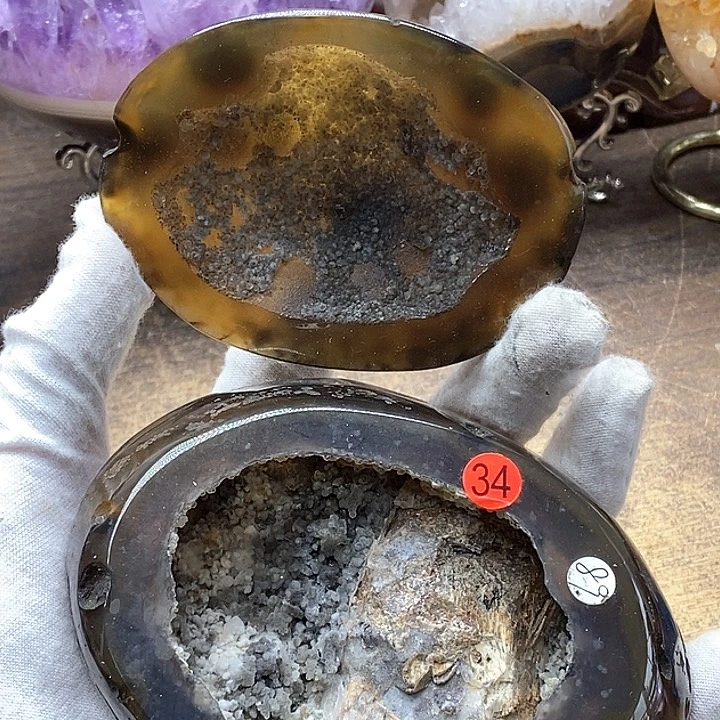 晶福利未镶嵌水晶奇景盆34无修补