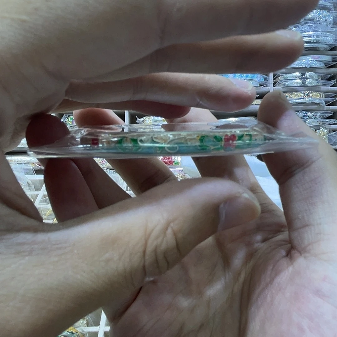 珐琅足银梅花手镯