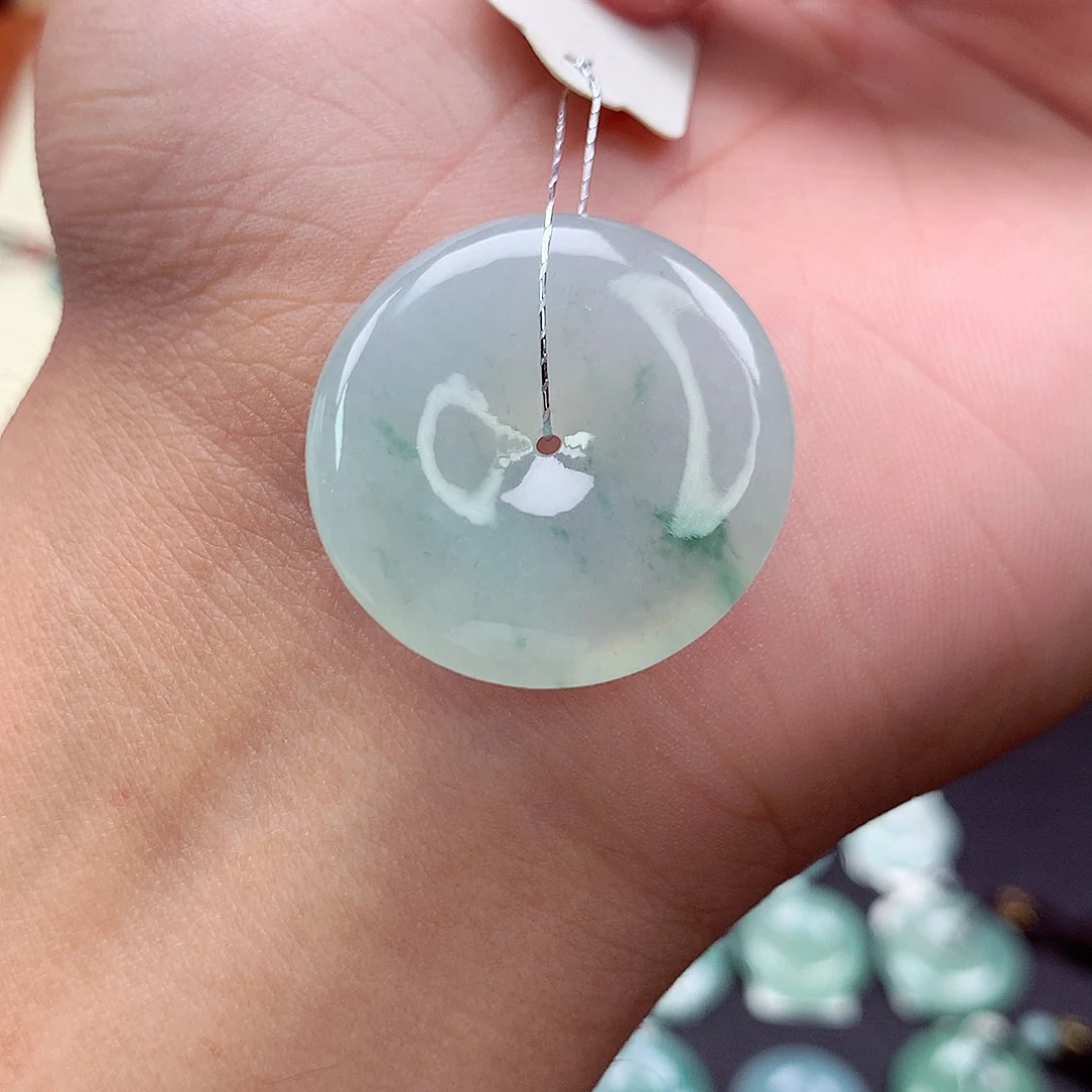 翡翠未镶嵌颈饰60 尺寸26.3-6