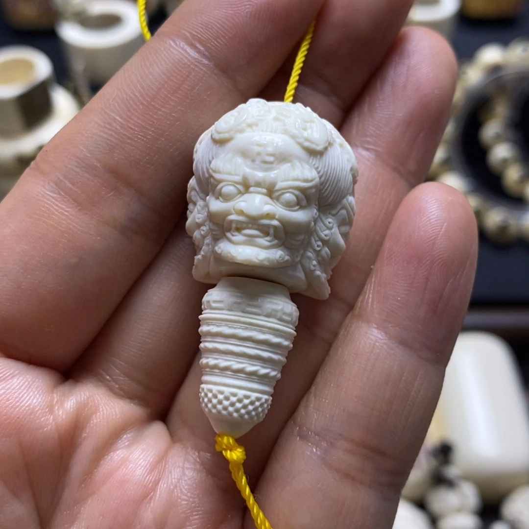 非金属无镶嵌保真猛犸挂件2.0x2.3