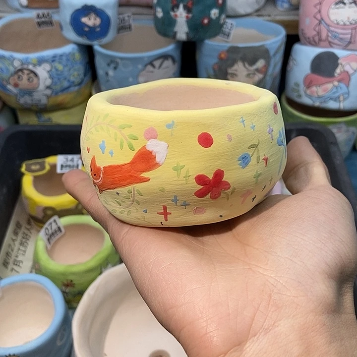 红陶47 2.22 手工盆接图定制