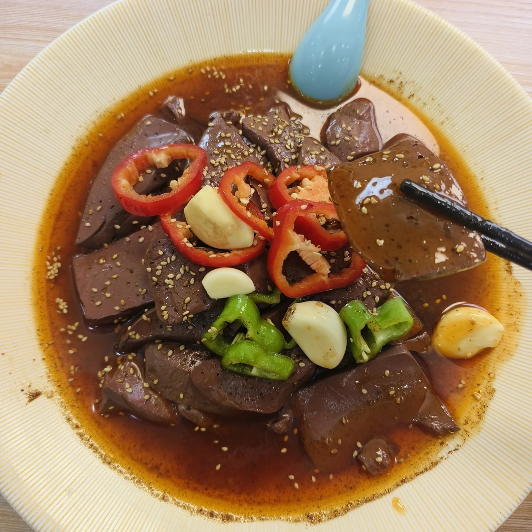 卤新鲜鹅血霍邱卤菜 卤味鹅血霍邱特产