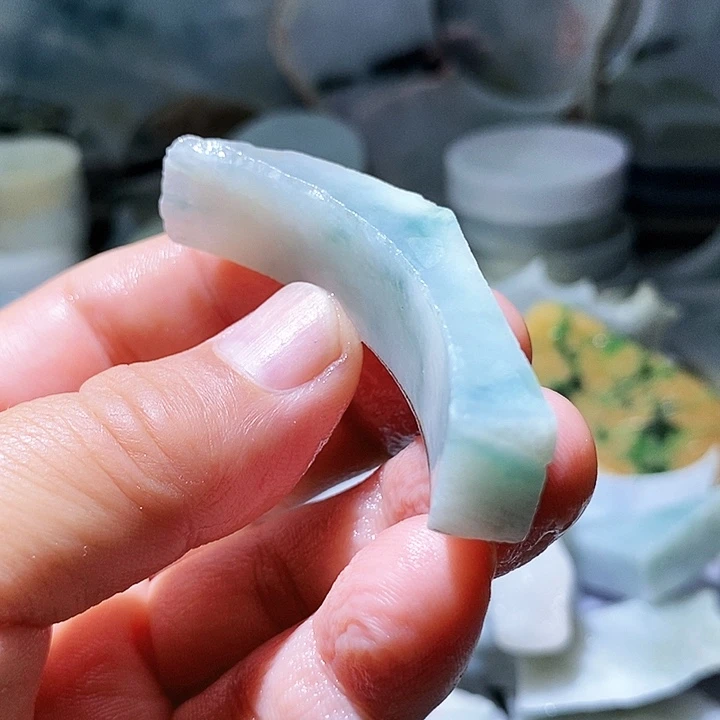 散珠翡翠边角料73