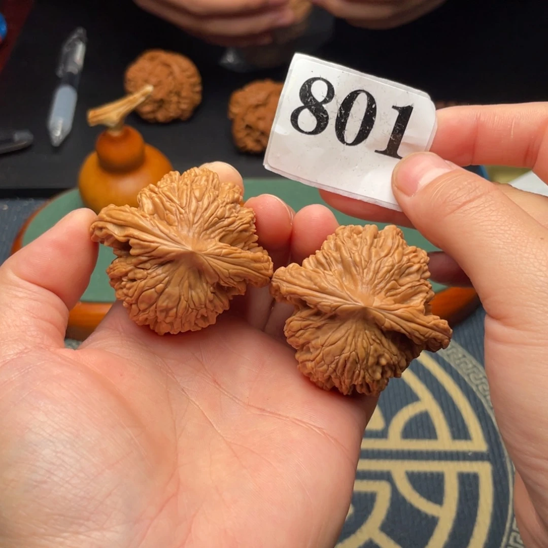 桃核吊坠47.5全品粗筋虎头801号