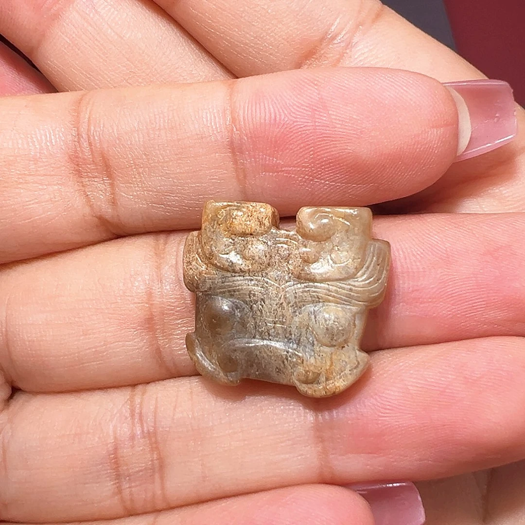 盘***佬未镶嵌和田玉挂件