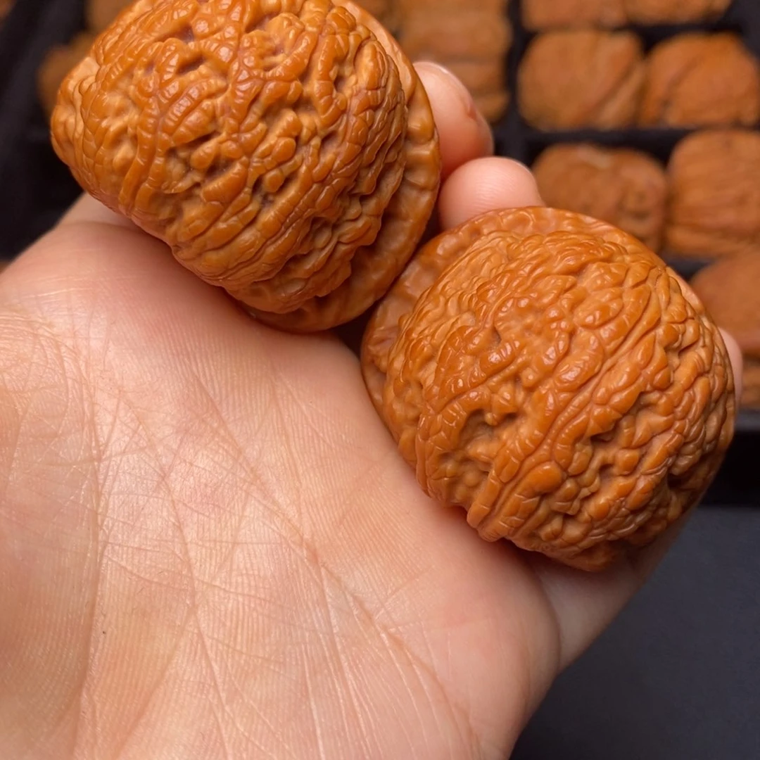 文玩核桃把件秦岭野生核桃