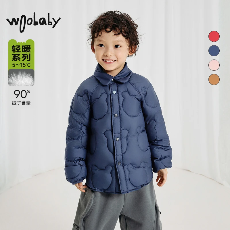 WB【羽绒服】薄款羽绒服拼链合集，先选尺码再选颜色80-140