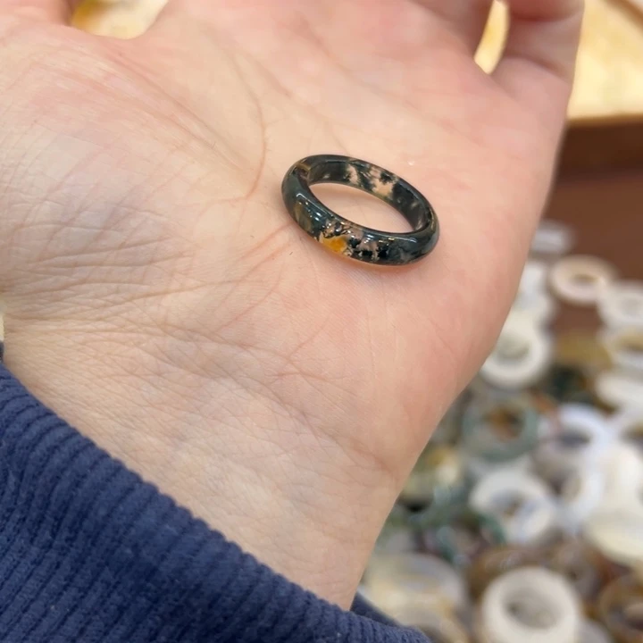 玛瑙/玉髓合金戒指373港14送一