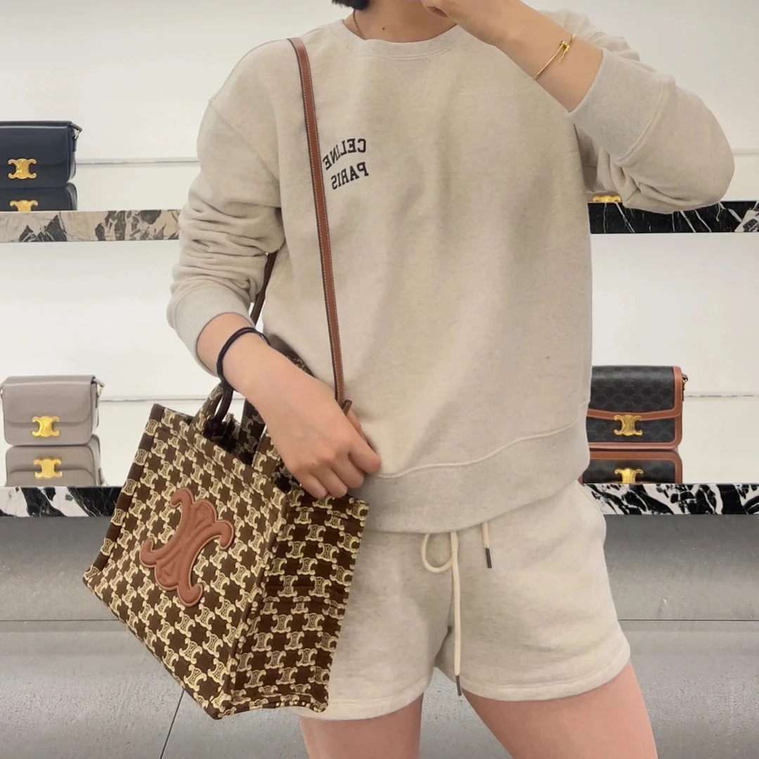 95新 Celine/思琳 多宝二奢/13070/凯旋门tote