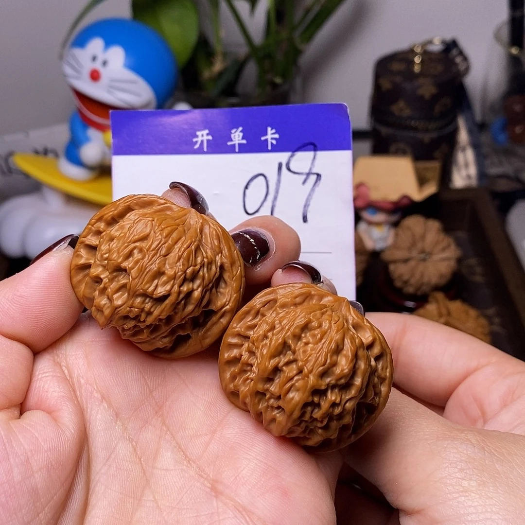 桃核吊坠文玩核桃磨盘38全品n