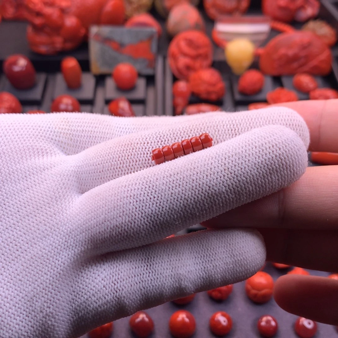 南红玛瑙未镶嵌【传仁】原矿精工隔片5mm厚度3mm