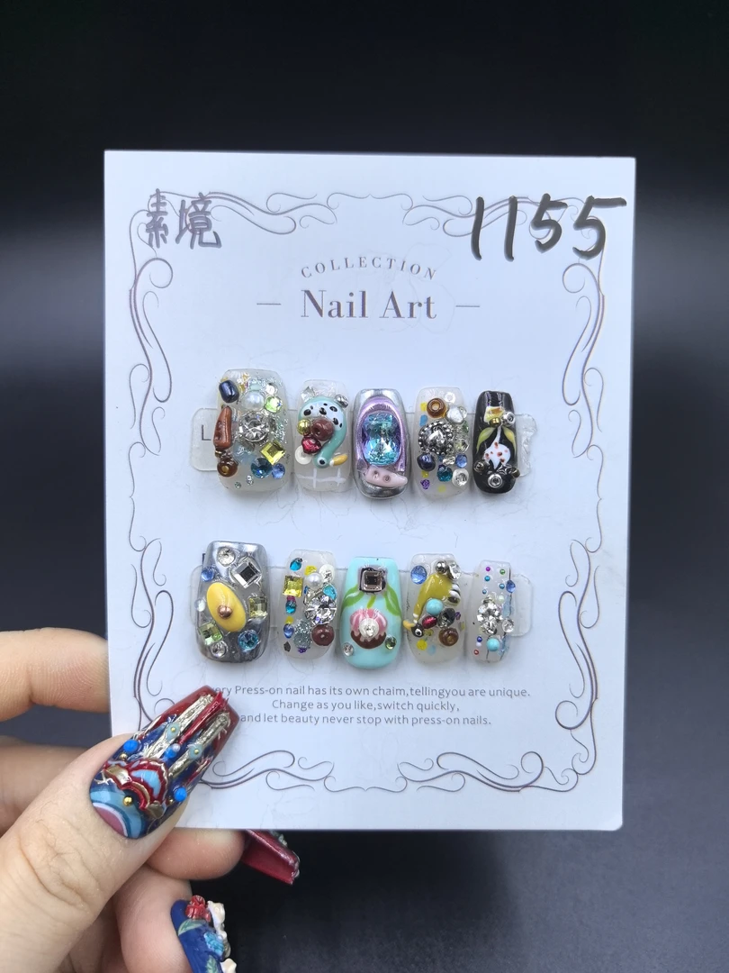 安夏 素境 二代 纯手工穿戴甲10片