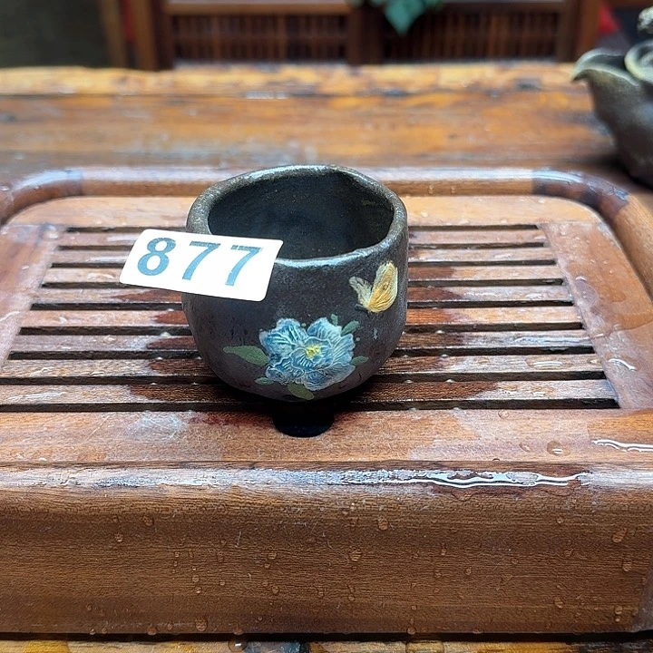 纯手工制作粗陶茶具