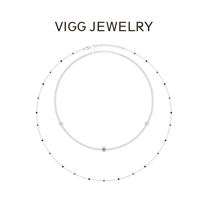 VIGG 铜合金珐琅项链 梦茧夜空项链