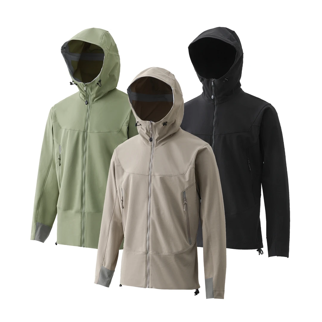 防泼水耐磨透气四面弹力连帽户外冲锋衣gamma hoody 2466