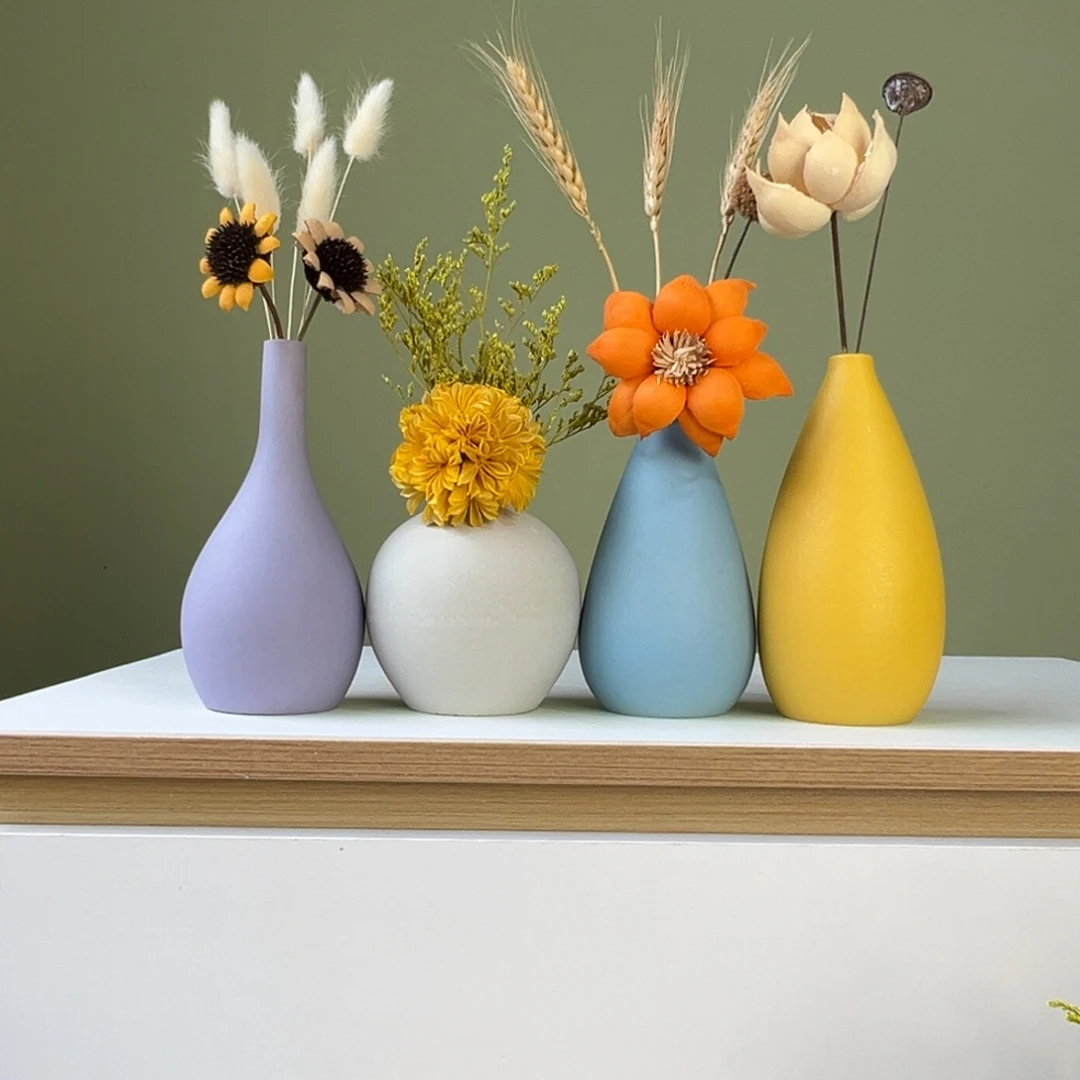 陶瓷花瓶陶瓷花瓶带花高度20-30厘米左右