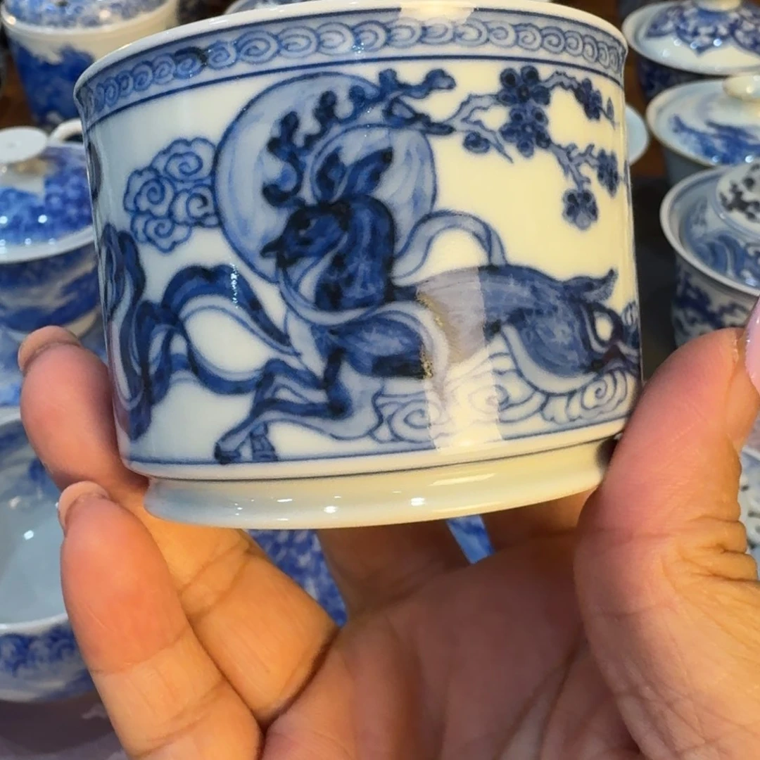 景德镇陶瓷柴窑单杯