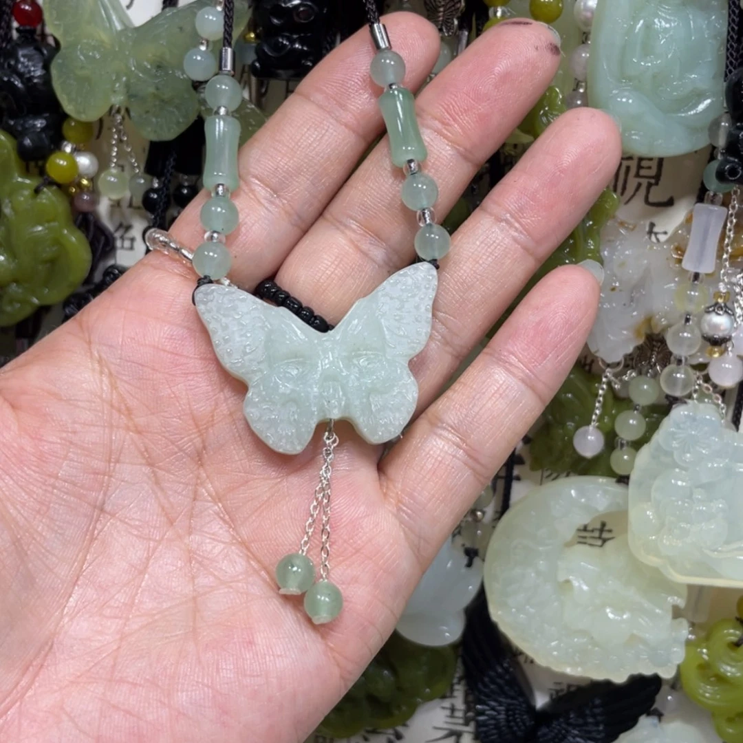 【闪购商品】岫玉颈饰未镶嵌祺*19吊坠