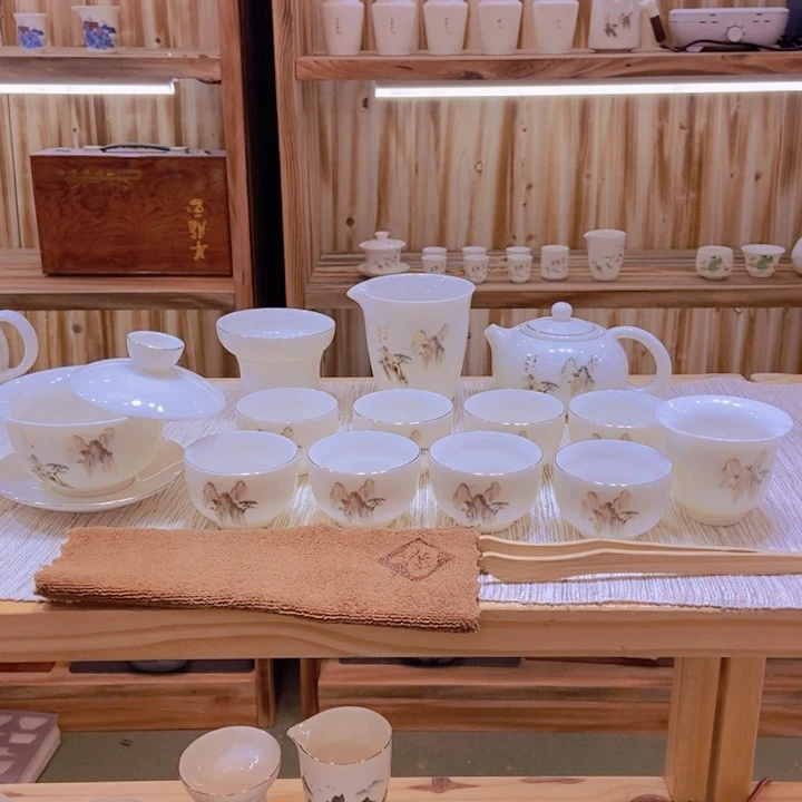毕业套装茶壶盖碗全家福