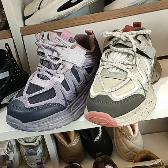 水牛皮（革）合成革超轻底二棉运动鞋老爹鞋