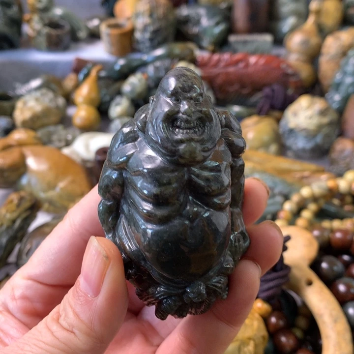 未镶嵌岫岩河磨玉（透闪石质玉）笔搁