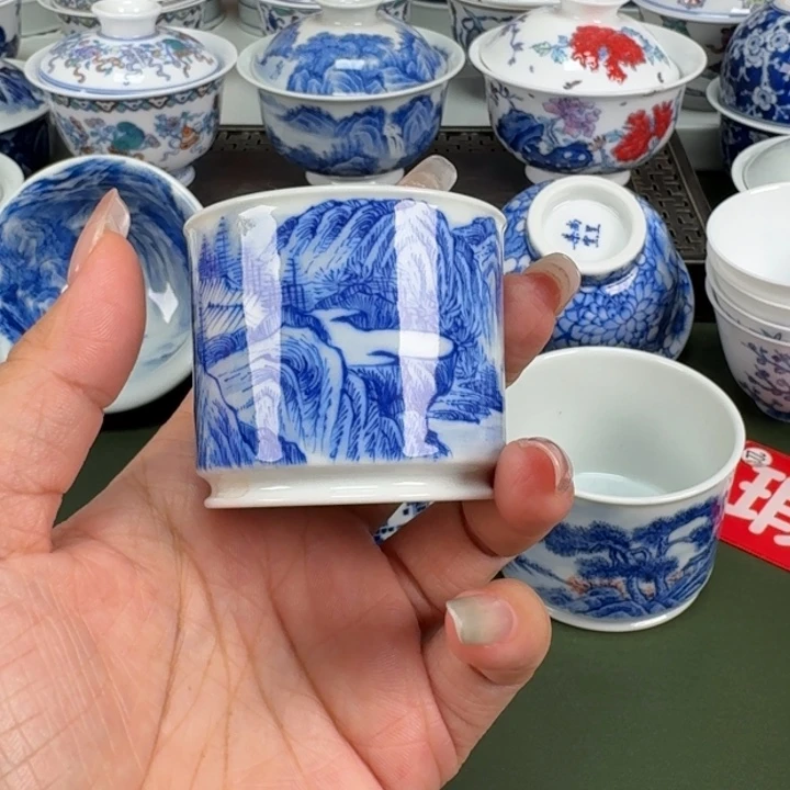 景德镇纯手工手绘茶器蒙蒙