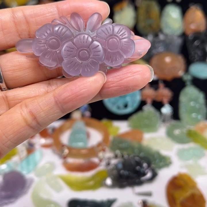 蛇纹石玉未镶嵌吊坠(赠链)