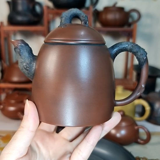 广西钦州坭兴陶茶壶茶杯