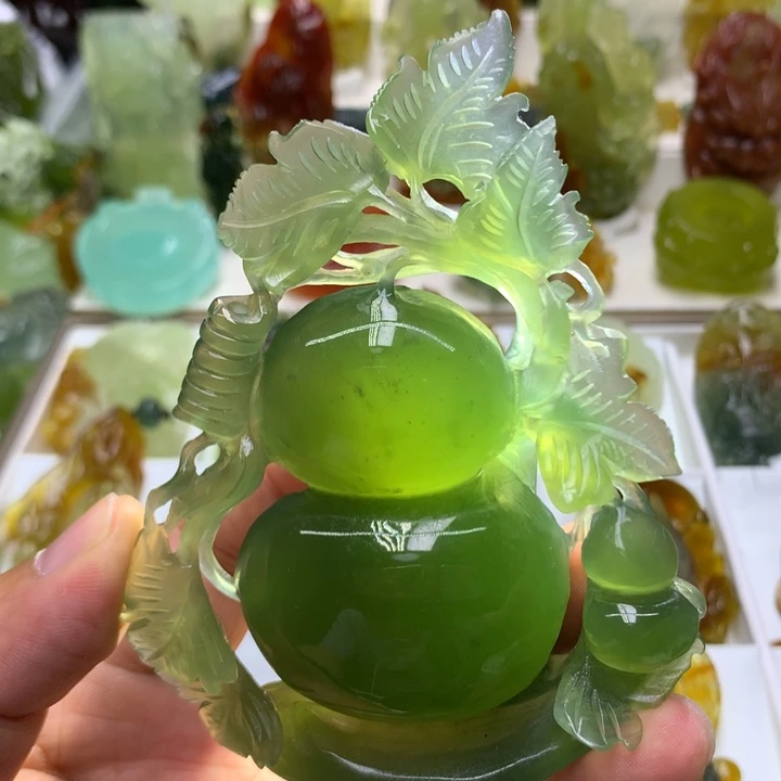 蛇纹石玉未镶嵌珠宝奇石