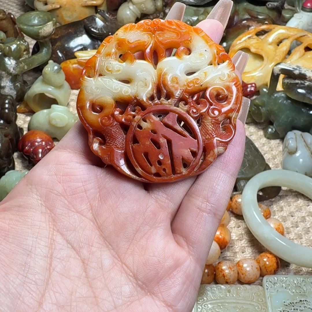 白玉菩提吊坠挂件