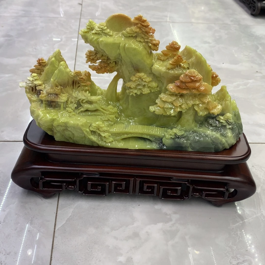 一***笑玉家居摆件手工雕刻